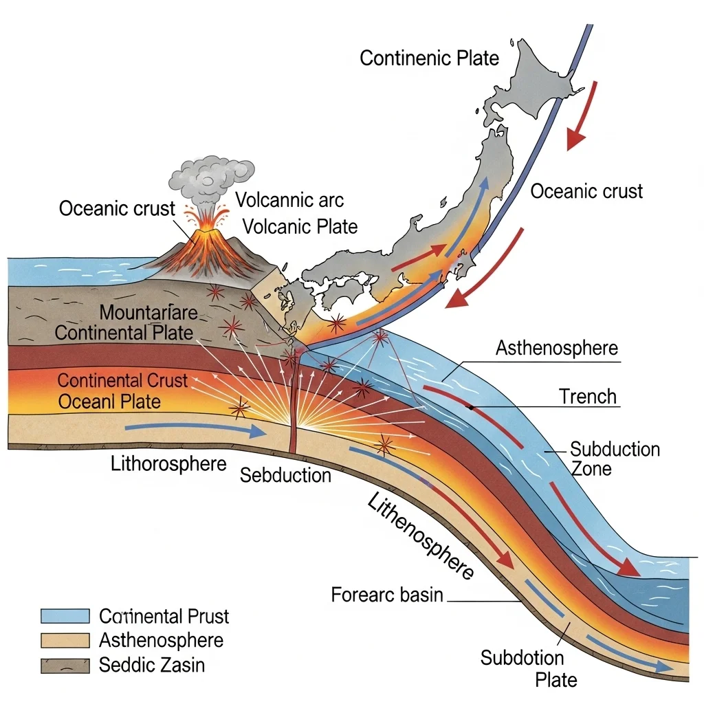 일본, 왜 지진이 잦을까요? 지각판의 움직임 이해하기