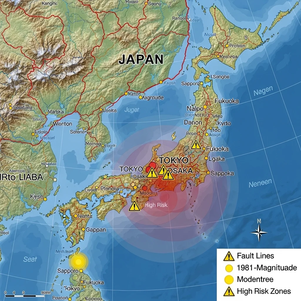 주요 위험지역 상세 분석: 도쿄, 오사카, 산리쿠는?