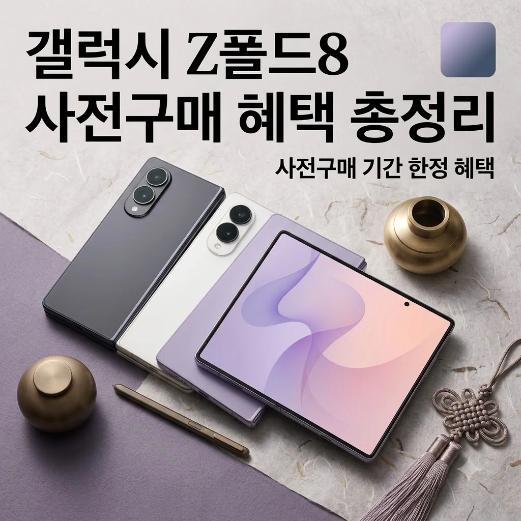 갤럭시 폴드8 1TB 자급제 사전구매 혜택과 스펙 정리